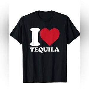 🌼$5 bundle 🌼i heart tequila black tshirt